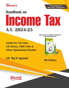  Buy Handbook on INCOME TAX (A.Y. 2024-2025)